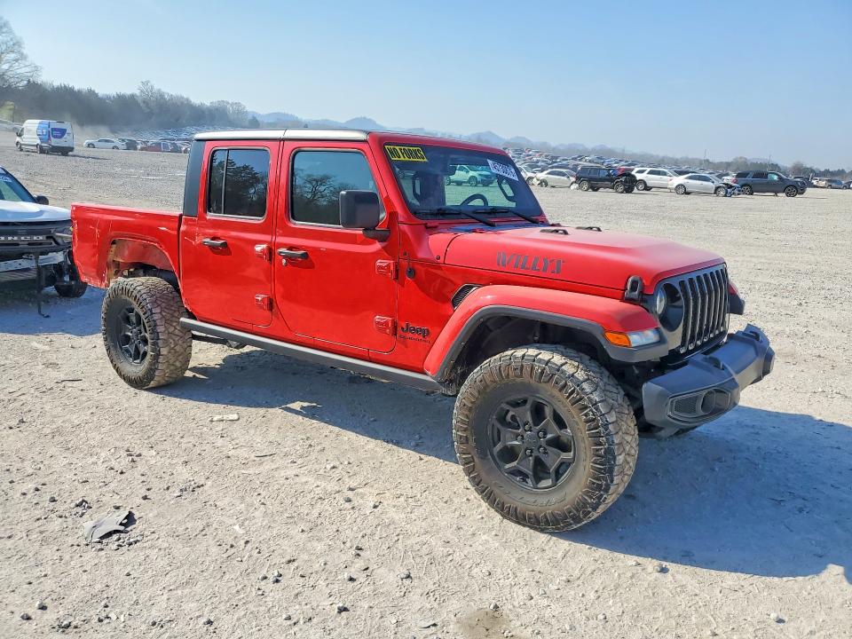 Продажа на аукционе авто 2021 Jeep Gladiator, vin: 1C6HJTAG0ML607024, номер лота: 45730876