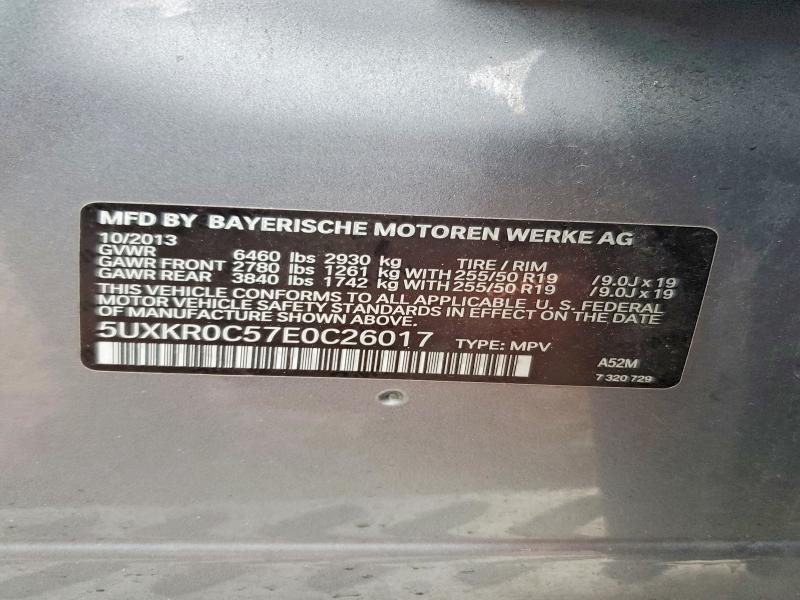 Продаж на аукціоні авто 2014 Bmw X5, vin: 5UXKR0C57E0C26017, номер лоту: 45734546