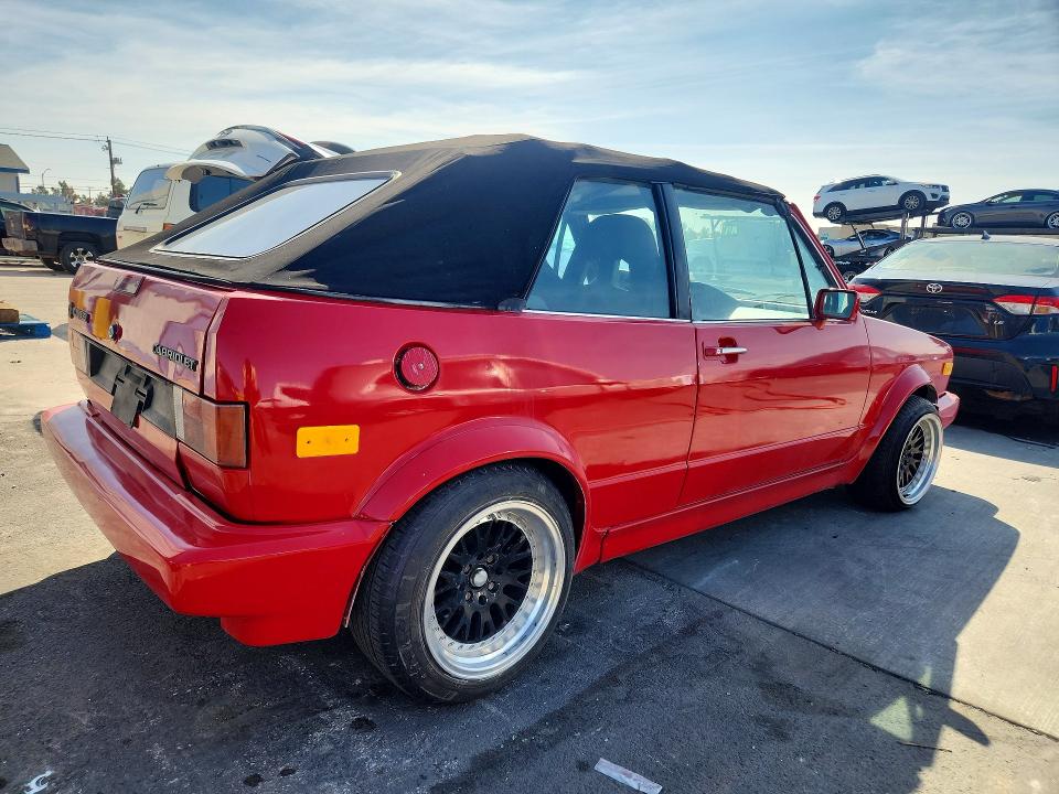 1986 Volkswagen Cabriolet მანქანა იყიდება აუქციონზე, vin: WVWCA0159GK024266, აუქციონის ნომერი: 46231926