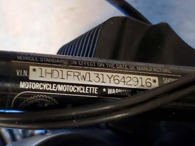 Aukcja sprzedaży 2001 Harley-davidson Flhrci, vin: 1HD1FRW131Y642916, numer aukcji: 79929245