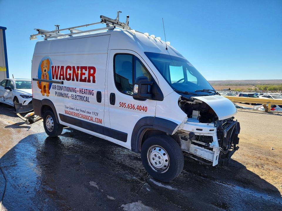 2019 Ram Promaster 2500 მანქანა იყიდება აუქციონზე, vin: 3C6TRVCG9KE533510, აუქციონის ნომერი: 46140286