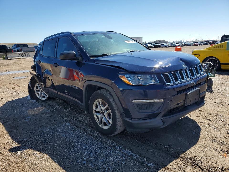 Продажа на аукционе авто 2018 Jeep Compass, vin: 3C4NJCAB4JT462909, номер лота: 45683846