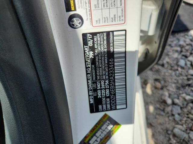 47378456 :رقم المزاد ، WDDZF6EB5HA233466 vin ، 2017 Mercedes-benz E مزاد بيع