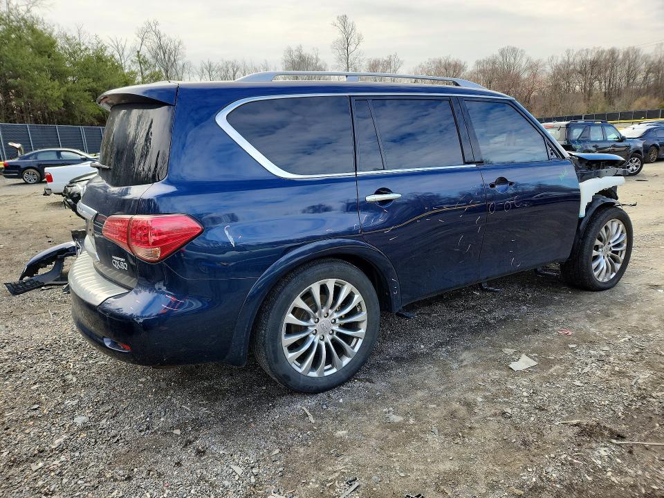 2017 Infiniti Qx80 მანქანა იყიდება აუქციონზე, vin: JN8AZ2NE6H9160034, აუქციონის ნომერი: 46162716