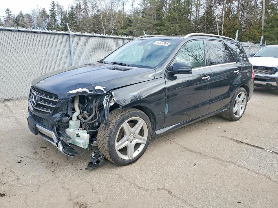 2014 Mercedes-benz Ml მანქანა იყიდება აუქციონზე, vin: 4JGDA2EB9EA274704, აუქციონის ნომერი: 41875926