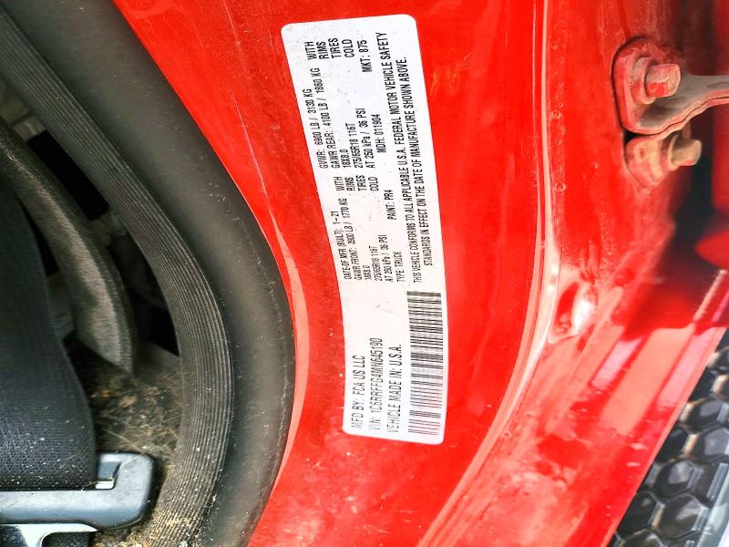2021 Ram 1500 მანქანა იყიდება აუქციონზე, vin: 1C6RRFFG4MN645190, აუქციონის ნომერი: 46282756
