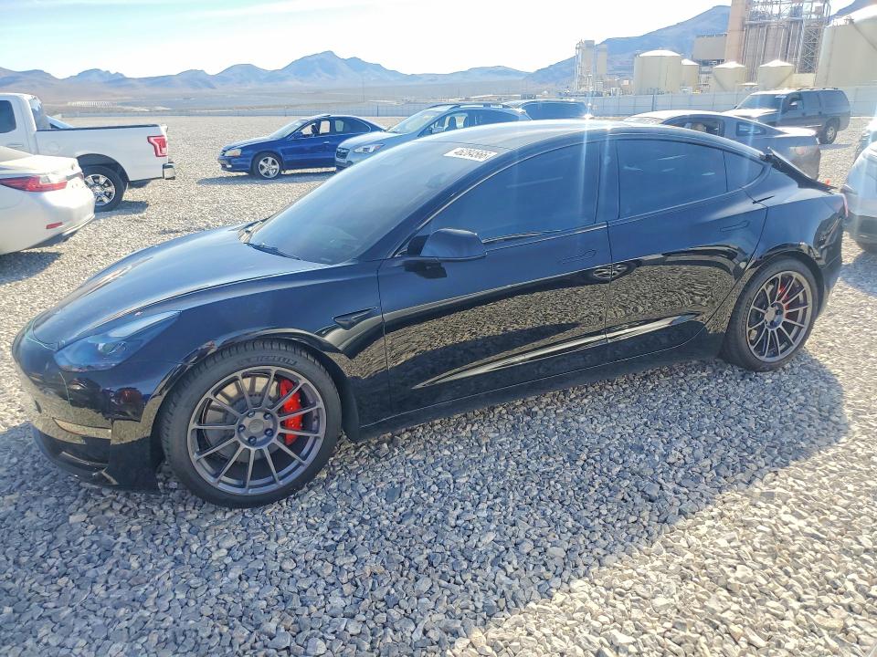 46284566 :رقم المزاد ، 5YJ3E1EC8PF507344 vin ، 2023 Tesla Model 3 مزاد بيع