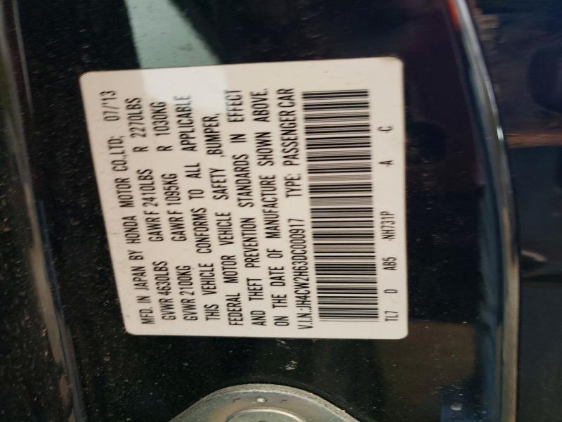 Aukcja sprzedaży 2013 Acura Tsx, vin: JH4CW2H63DC000917, numer aukcji: 46157526