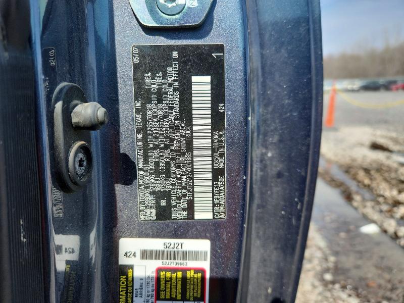 2007 Toyota Tundra მანქანა იყიდება აუქციონზე, vin: 5TFJT52137X001885, აუქციონის ნომერი: 46875976