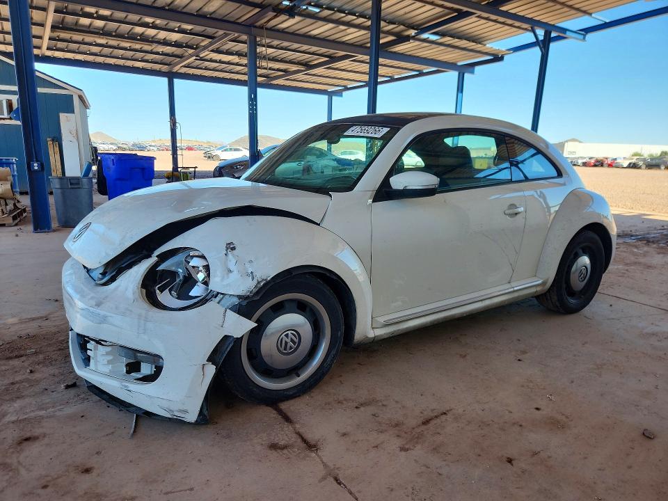 47569266 :رقم المزاد ، 3VWJP7AT0DM605475 vin ، 2013 Volkswagen Beetle مزاد بيع