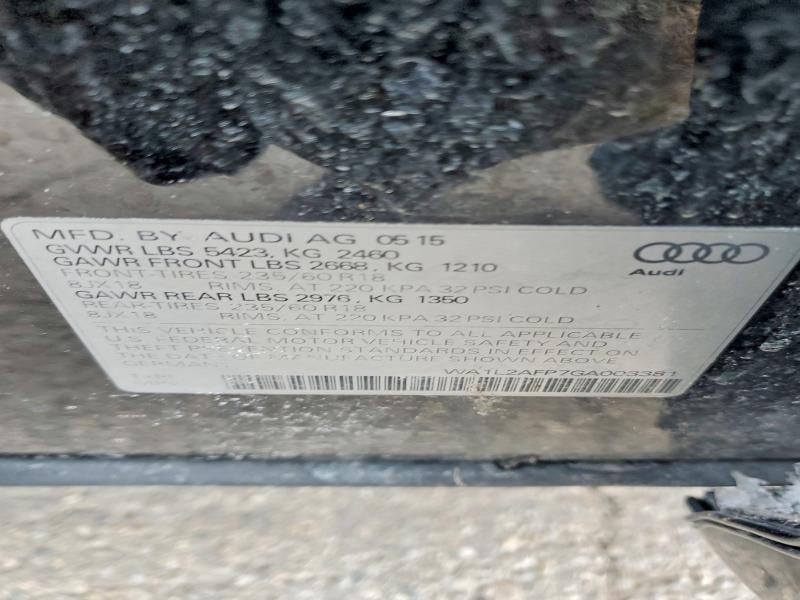 46216916 :رقم المزاد ، WA1L2AFP7GA003381 vin ، 2016 Audi Q5 مزاد بيع