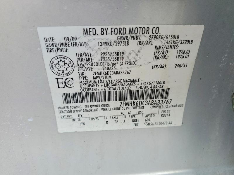 Aukcja sprzedaży 2010 Ford Flex, vin: 2FMHK6DC3ABA33767, numer aukcji: 41636446