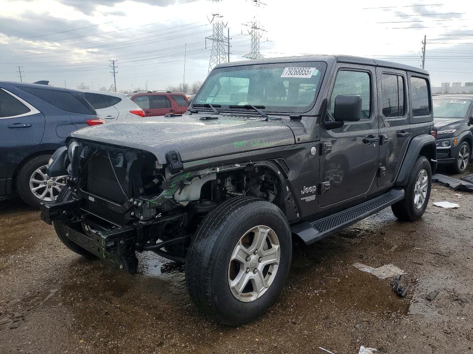 2020 Jeep Wrangler Unlimited მანქანა იყიდება აუქციონზე, vin: 1C4HJXDN4LW223402, აუქციონის ნომერი: 79268855