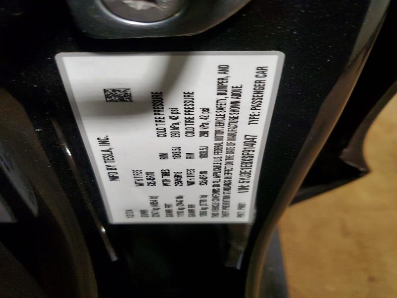 Продажа на аукционе авто 2025 Tesla Model 3, vin: 5YJ3E1EBXSF914047, номер лота: 45805656