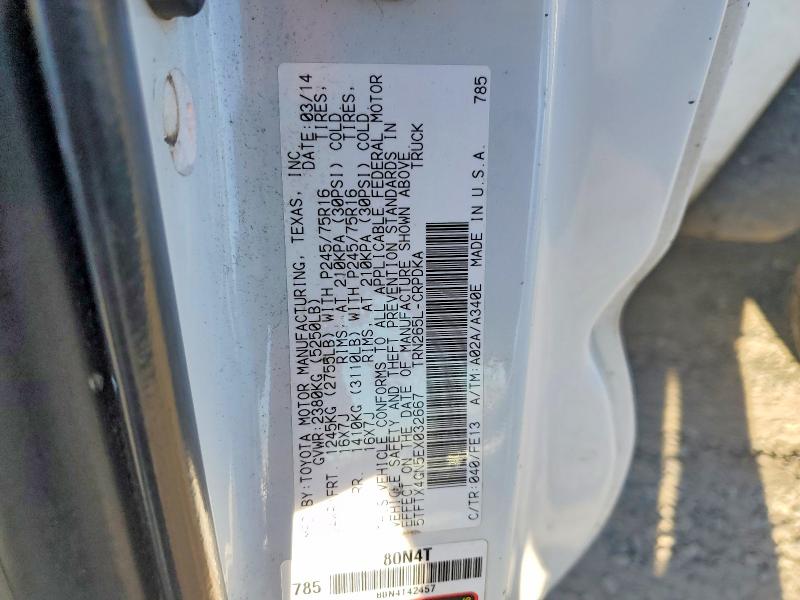 Продаж на аукціоні авто 2014 Toyota Tacoma, vin: 5TFTX4GN5EX032667, номер лоту: 47125466