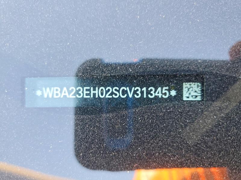 2025 Bmw 740 მანქანა იყიდება აუქციონზე, vin: WBA23EH02SCV31345, აუქციონის ნომერი: 46765566