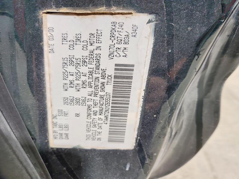 Aukcja sprzedaży 2000 Toyota Tacoma, vin: 4TAWN72N1YZ655137, numer aukcji: 47730776