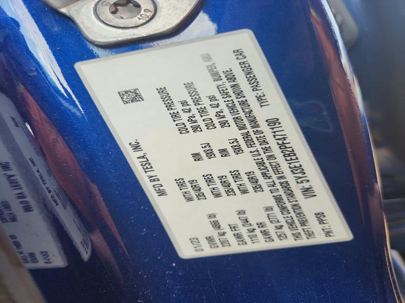 Aukcja sprzedaży 2023 Tesla Model 3, vin: 5YJ3E1EB2PF471190, numer aukcji: 45506526
