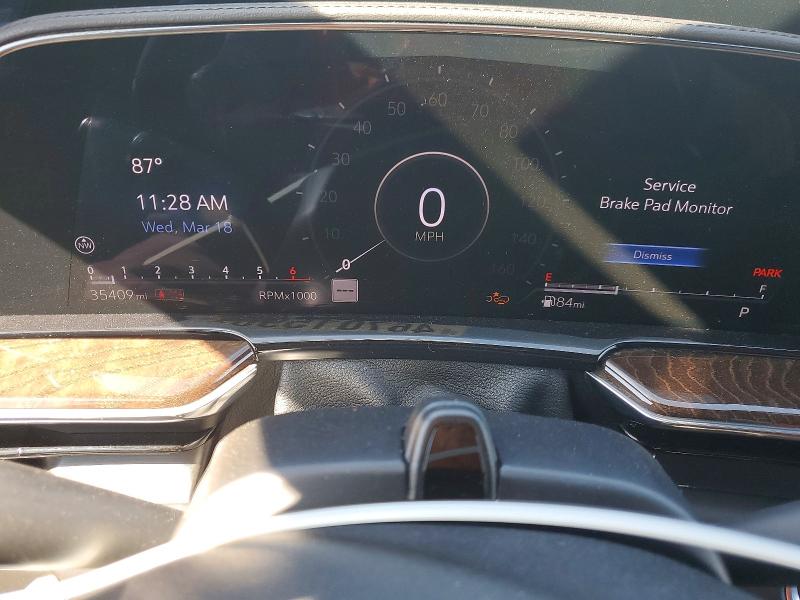2023 Cadillac Escalade მანქანა იყიდება აუქციონზე, vin: 1GYS3DKL1PR193774, აუქციონის ნომერი: 46701596