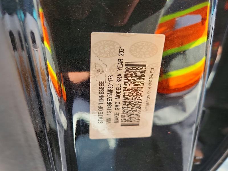 2021 Gmc Sierra მანქანა იყიდება აუქციონზე, vin: 1GT49REY3MF301178, აუქციონის ნომერი: 78215685