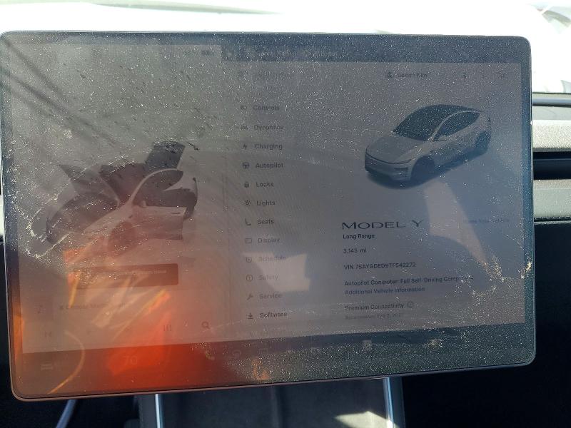 Aukcja sprzedaży 2026 Tesla Model Y, vin: 7SAYGDED9TF542272, numer aukcji: 41647796
