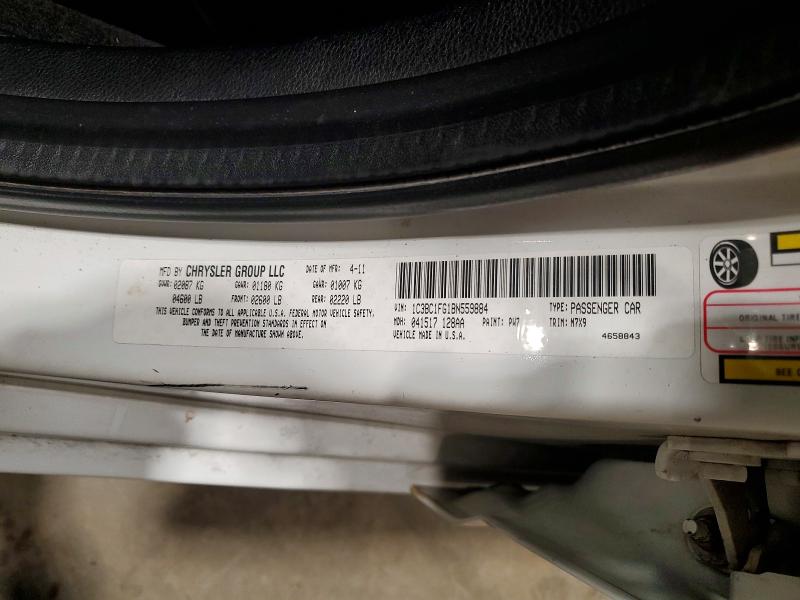 Aukcja sprzedaży 2011 Chrysler 200, vin: 1C3BC1FG1BN559884, numer aukcji: 48237946