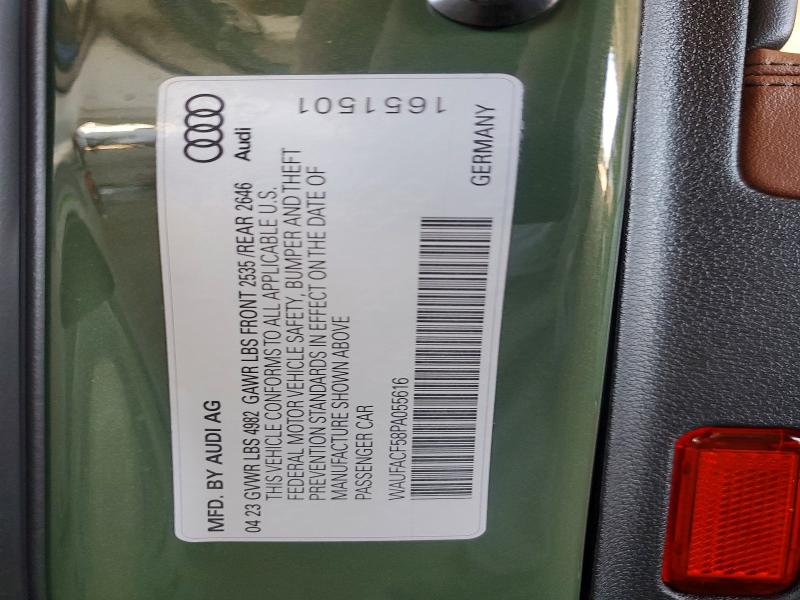 Aukcja sprzedaży 2023 Audi A5, vin: WAUFACF58PA055616, numer aukcji: 41974056