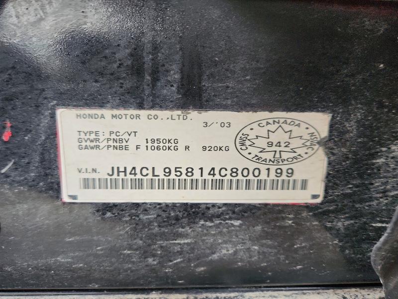 Продажа на аукционе авто 2004 Acura Tsx, vin: JH4CL95814C800199, номер лота: 79557175