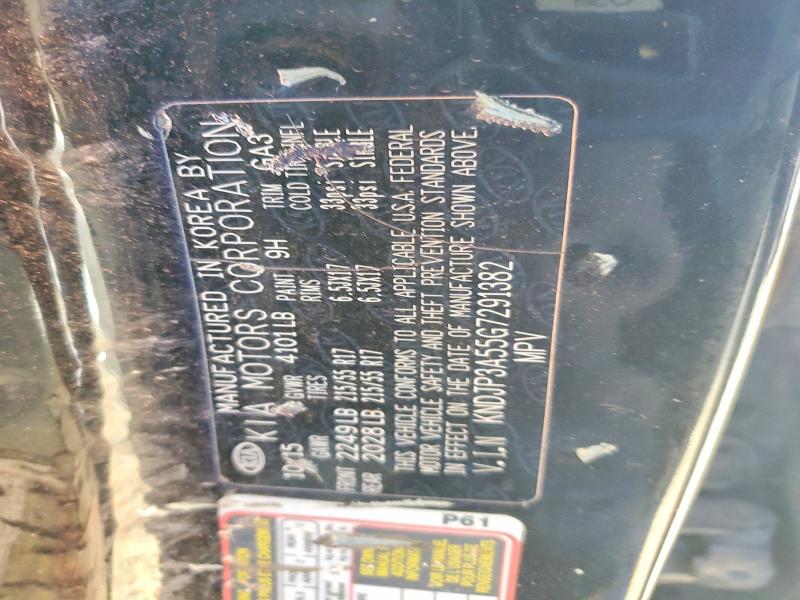 41735056 :رقم المزاد ، KNDJP3A55G7291382 vin ، 2016 Kia Soul مزاد بيع
