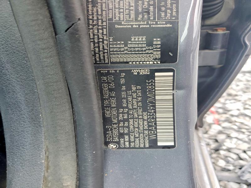 Продаж на аукціоні авто 2013 Bmw 323, vin: WBAAR3349YJM02855, номер лоту: 79885045