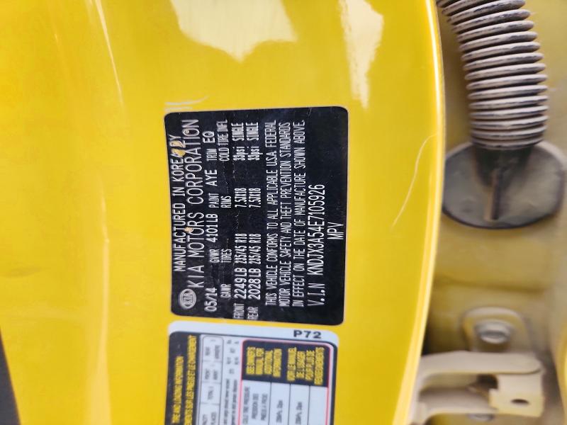 47612236 :رقم المزاد ، KNDJX3A54E7105926 vin ، 2014 Kia Soul مزاد بيع