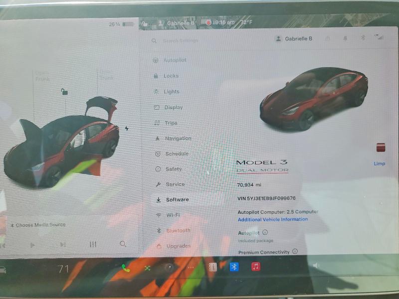 Продажа на аукционе авто 2018 Tesla 3, vin: 5YJ3E1EB9JF099676, номер лота: 46749006