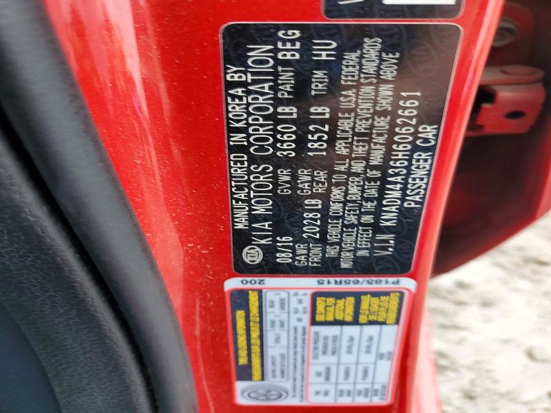 Продажа на аукционе авто 2017 Kia Rio, vin: KNADM4A36H6062661, номер лота: 79905895
