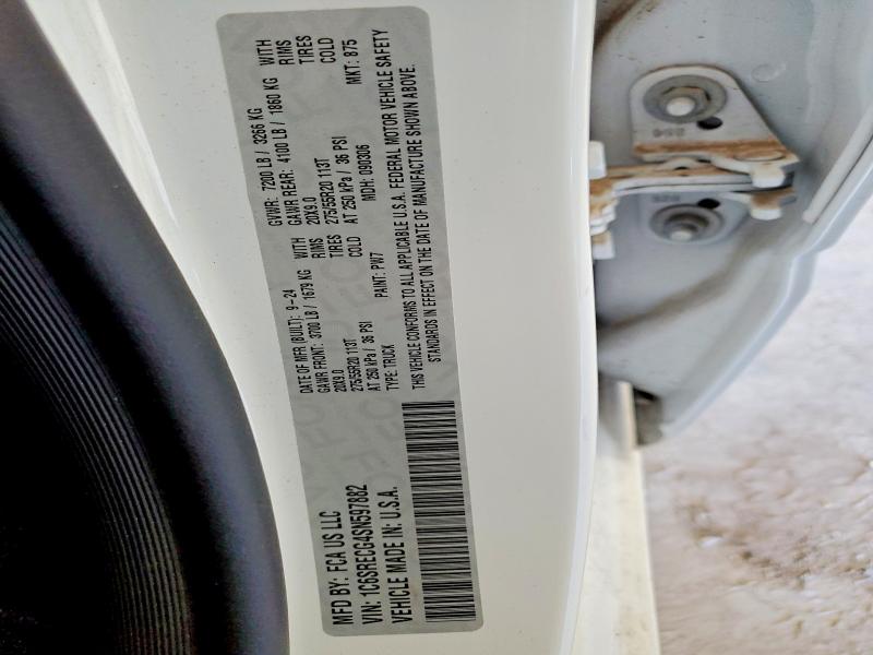 2025 Ram 1500 მანქანა იყიდება აუქციონზე, vin: 1C6SRECG4SN597882, აუქციონის ნომერი: 46607406