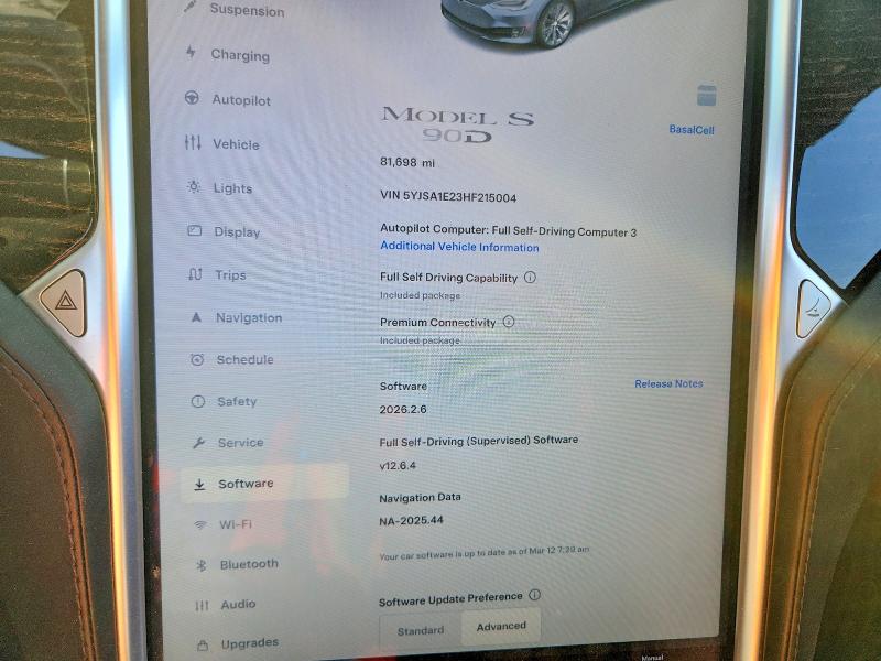 Aukcja sprzedaży 2017 Tesla Model S, vin: 5YJSA1E23HF215004, numer aukcji: 42010766