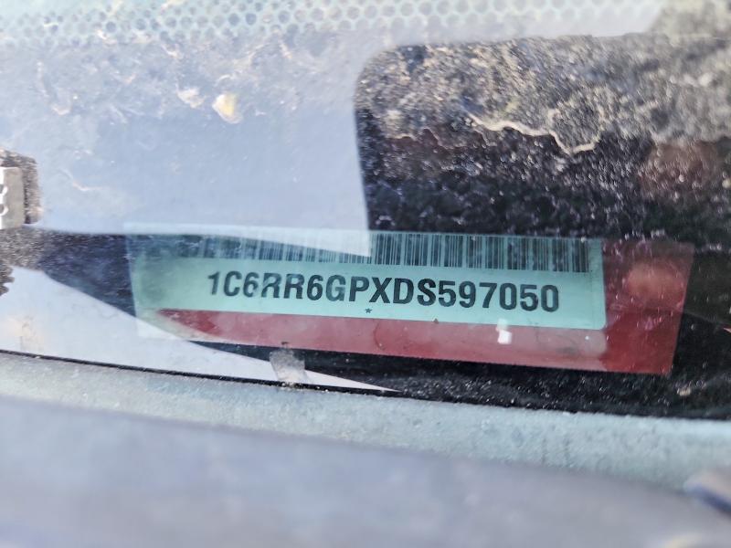 47782886 :رقم المزاد ، 1C6RR6GPXDS597050 vin ، 2013 Ram 1500 مزاد بيع