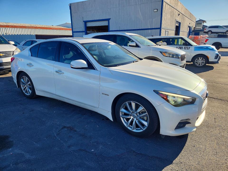 46179016 :رقم المزاد ، JN1AV7AP3FM790666 vin ، 2015 Infiniti Q50 Hybrid مزاد بيع
