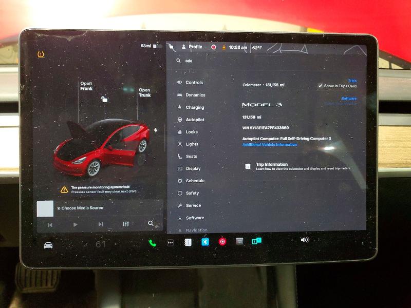 Продажа на аукционе авто 2023 Tesla Model 3, vin: 5YJ3E1EA7PF433669, номер лота: 46304266