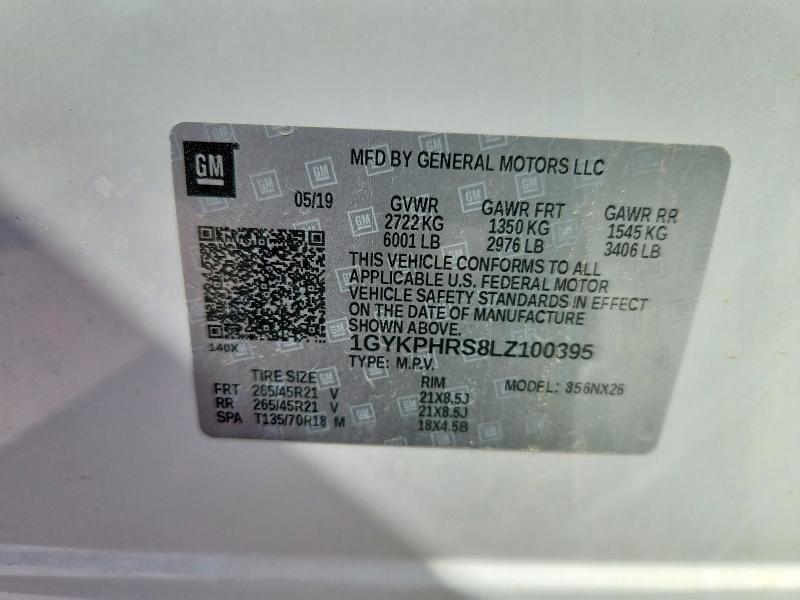 Aukcja sprzedaży 2020 Cadillac Xt6, vin: 1GYKPHRS8LZ100395, numer aukcji: 79791425