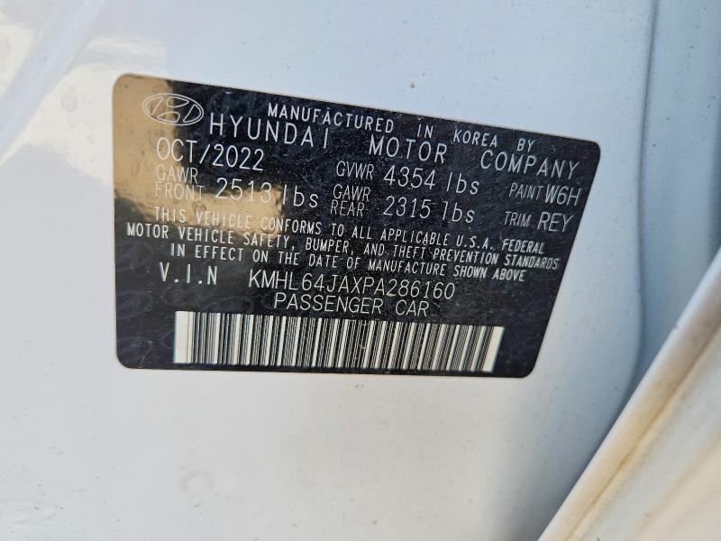 Aukcja sprzedaży 2023 Hyundai Sonata, vin: KMHL64JAXPA286160, numer aukcji: 47375816