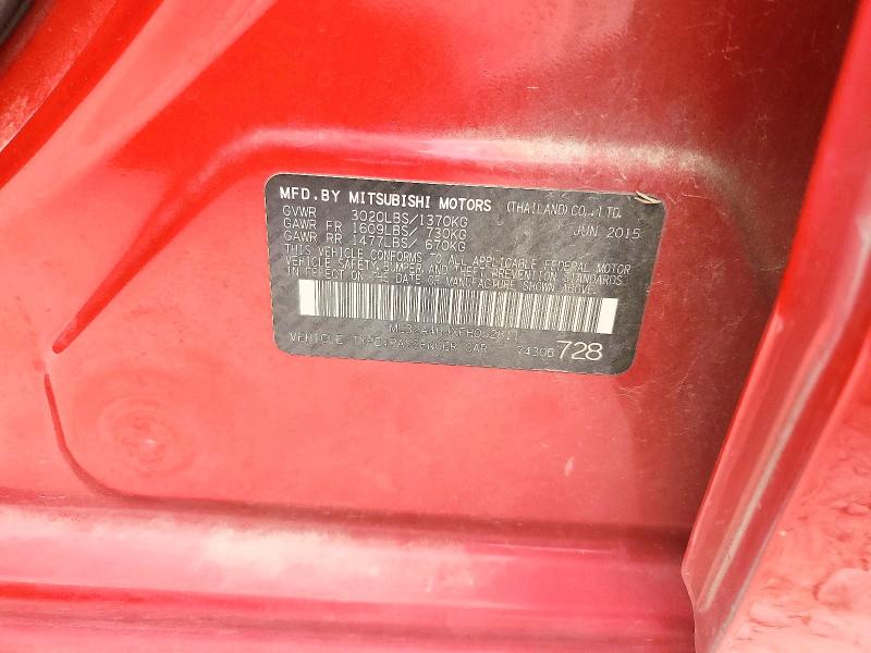 Продаж на аукціоні авто 2015 Mitsubishi Mirage, vin: ML32A4HJXFH052811, номер лоту: 79836565