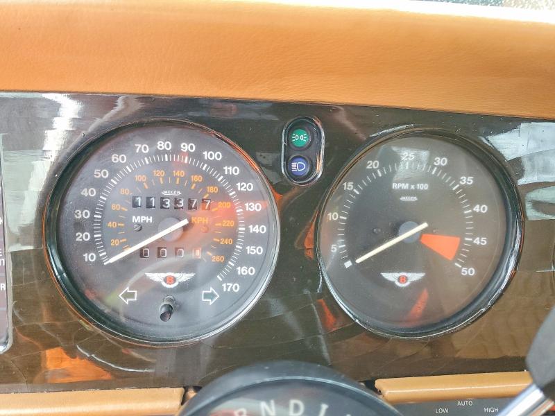 1989 Bentley Mulsanne მანქანა იყიდება აუქციონზე, vin: SCBZS02B8KCX26418, აუქციონის ნომერი: 45624696