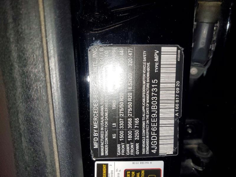 Продаж на аукціоні авто 2018 Mercedes-benz Gls, vin: 4JGDF6EE9JB037315, номер лоту: 48114156
