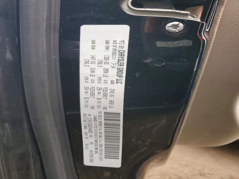 79372455 :رقم المزاد ، 2C4RC1BG6ER446987 vin ، 2014 Chrysler Town & Country مزاد بيع