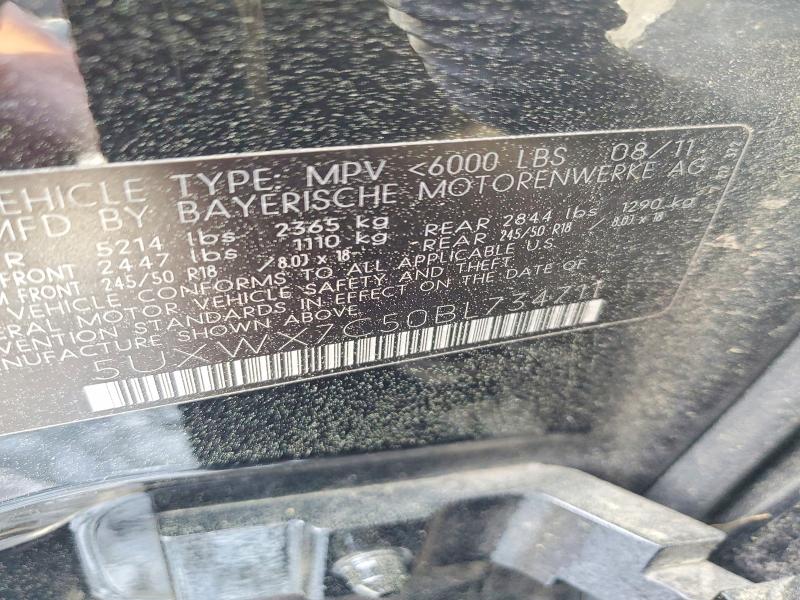 47774126 :رقم المزاد ، 5UXWX7C50BL734711 vin ، 2011 Bmw X3 مزاد بيع