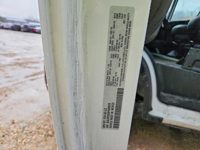 79659995 :رقم المزاد ، 3C6LRVDG0PE569978 vin ، 2023 Ram Promaster 2500 مزاد بيع