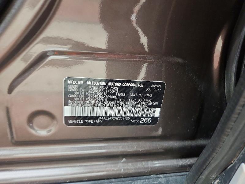Продаж на аукціоні авто 2017 Mitsubishi Outlander, vin: JA4AZ2A32HZ069725, номер лоту: 46734986