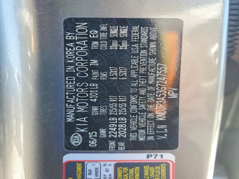 Aukcja sprzedaży 2016 Kia Soul, vin: KNDJP3A53G7247557, numer aukcji: 46862806