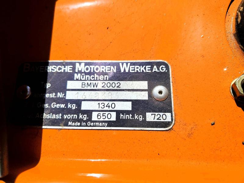 Aukcja sprzedaży 1969 Bmw 2002, vin: 1668386, numer aukcji: 45578076