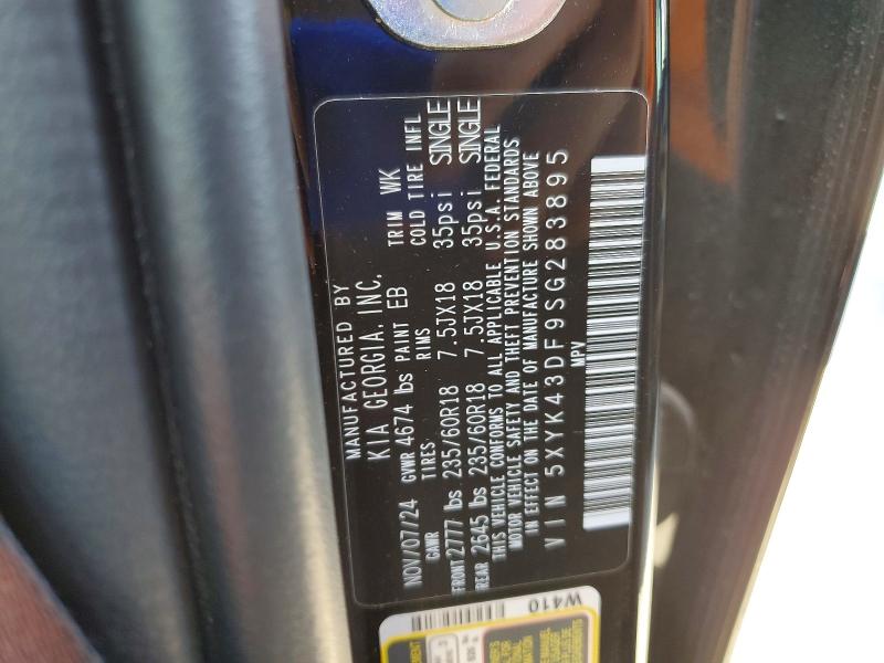 Aukcja sprzedaży 2025 Kia Sportage, vin: 5XYK43DF9SG283895, numer aukcji: 45459866